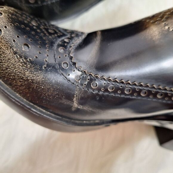 Ariat Bradford Distressed Leather Clogs Burnished Black Comfort Shabby Chic 7.5 - Picture 8 of 15